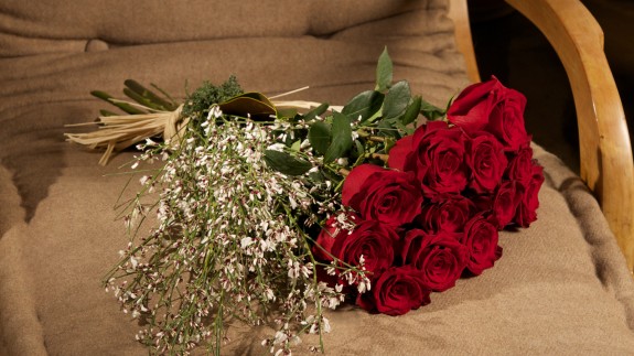 "12 Preuves d'Amour" : le bouquet de roses rouges de Saint-Valentin par Christian Morel, Fleuriste à Paris