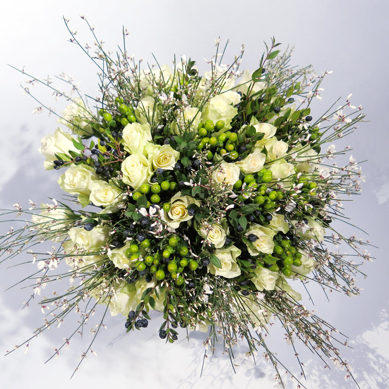 Création florale sur mesure "Emotion" par Christian Morel Fleuriste à Paris